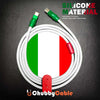 Flag Chubby - Specially Customized ChubbyCable - White+Green+Red