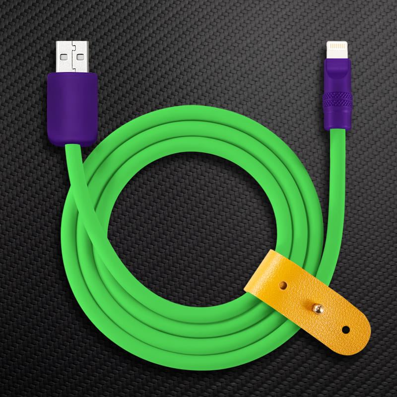 240W Contrast Color Silicone Fast Charging Cable