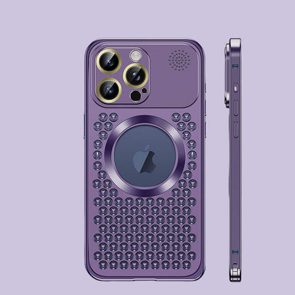 Aluminum Alloy Heat Dissipation Breathable Aromatherapy Case Suitable For iphone