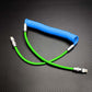 "Colorblock Chubby" Spring Braided Silicone Charge Cable