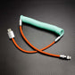 "Colorblock Chubby" Spring Braided Silicone Charge Cable