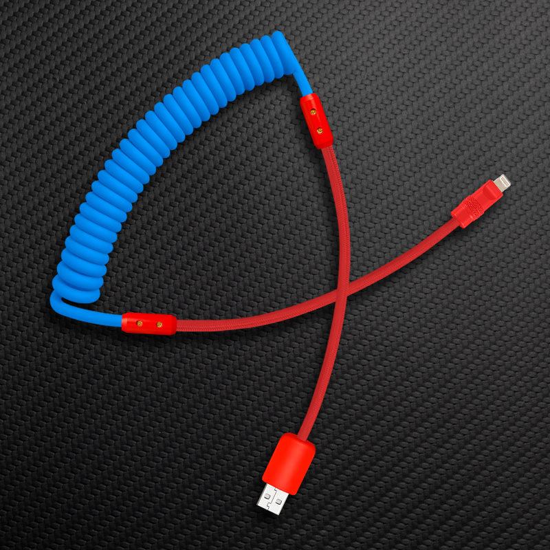 "Chubby Mood" Silicone Braided Fast Charging Cable #711