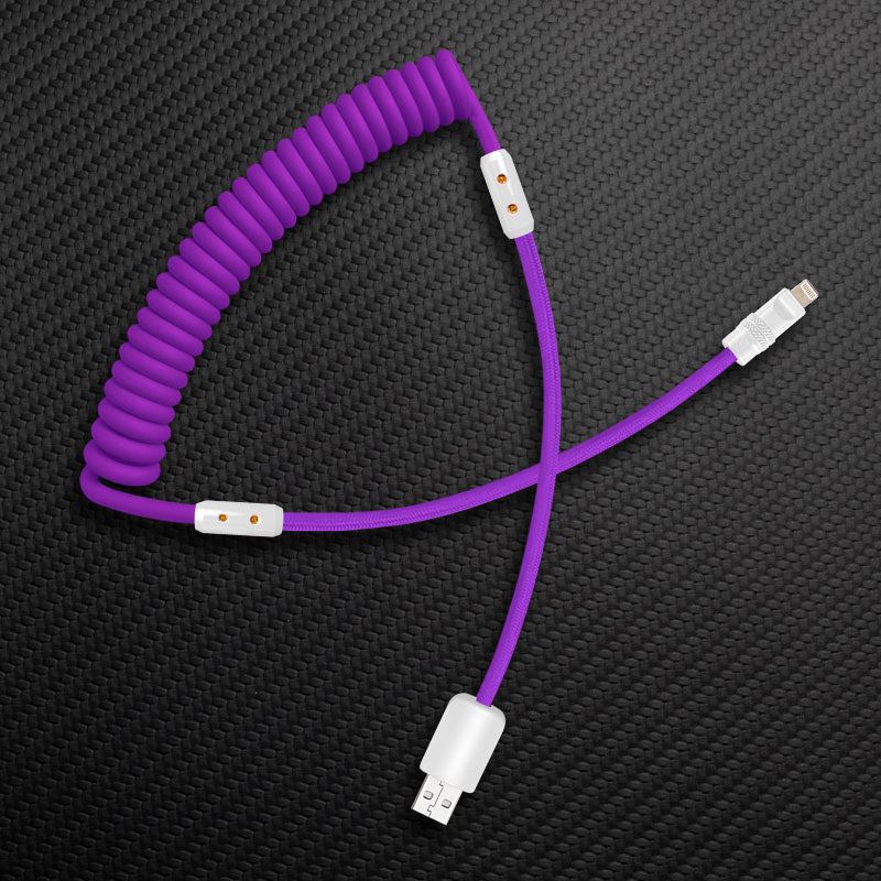 "Chubby Mood" Silicone Braided Fast Charging Cable #317