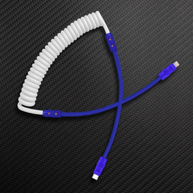 "Chubby Mood" Silicone Braided Fast Charging Cable #711