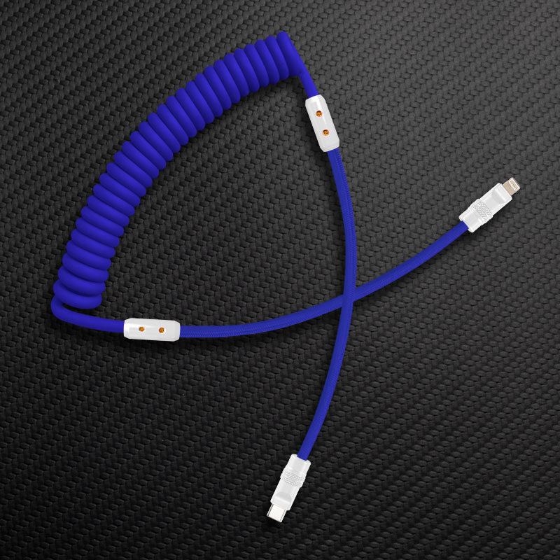 "Chubby Mood" Silicone Braided Fast Charging Cable #317