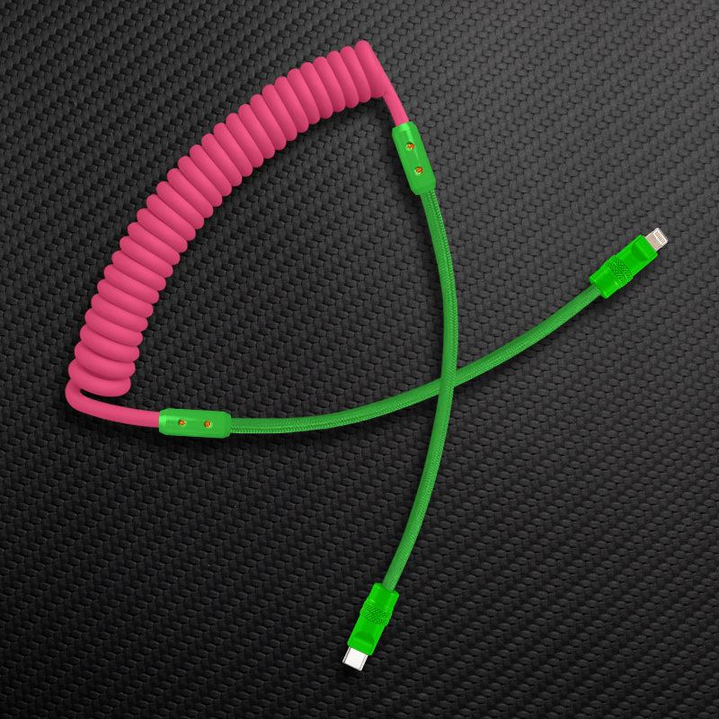 "Chubby Mood" Silicone Braided Fast Charging Cable #711