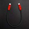 "Cute Anodized Pro" Power Bank Friendly Cable (C+Lightning) - Red