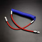 "Colorblock Chubby" Spring Braided Silicone Charge Cable