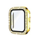 Electroplating Solid Double Row Diamond Protective Case Suitable For Apple Watch