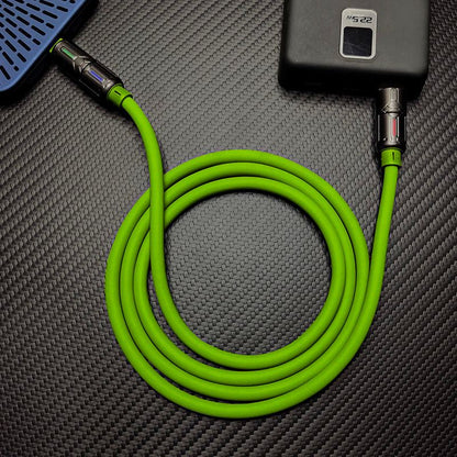 "LumiFlex Pro" 240W 4-In-1 Car Cable With RGB Glow