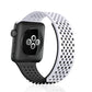 Multicolor Hole Silicone Breathable Watch Band For Apple Watch