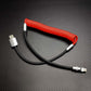 "Colorblock Chubby" Spring Braided Silicone Charge Cable