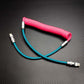 "Colorblock Chubby" Spring Braided Silicone Charge Cable