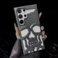 "Skull Design" Hollow Heat Dissipation All-Inclusive Anti-Fall Soft Case Suitable For Samsung