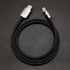 "Neon Chubby" Fast Charge Cable With Smart Light - Black
