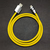 "Neon Chubby" Fast Charge Cable With Smart Light - Yellow