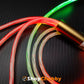 "Neon Chubby" 3-In-1 66w Gradient Colorful Luminous Fast Charging Cable