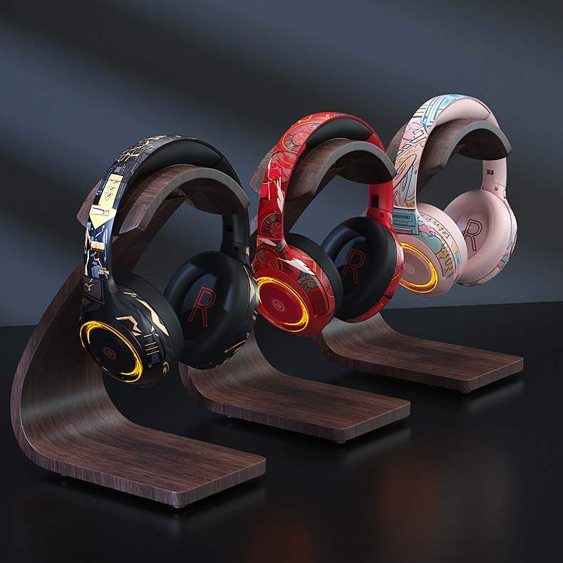 "Cyber" Gaming Headphones With Graffiti