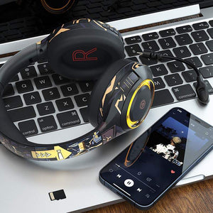 "Cyber" Gaming Headphones With Graffiti