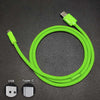 "Chubby" Solid Color Silicone Fast Charge Cable - Green