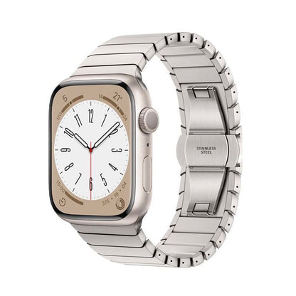 "Business Band" Stainless Steel Band With Butterfly Clasp for Apple Watch