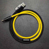"ColorWeave Chubby" Vibrant Dual-Tone 100W Fast Charge Cable - Yellow+Black
