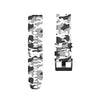 22mm & 26mm Camouflage Silicone Adjustable Watch Band  for Samsung/Garmin/Fossil/Others - T5