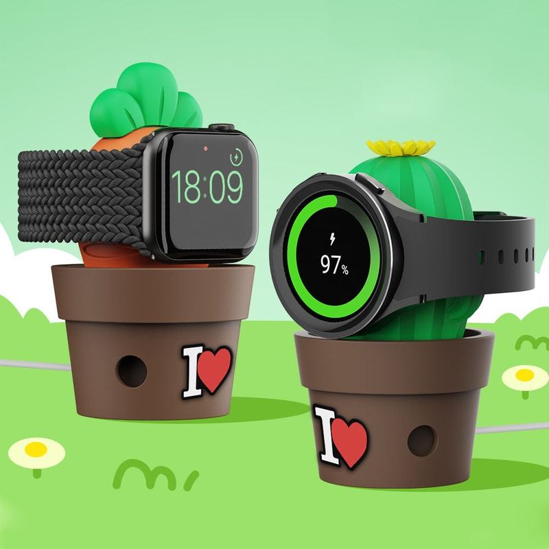 Plant Pot Series Charging Stand For Apple Watch